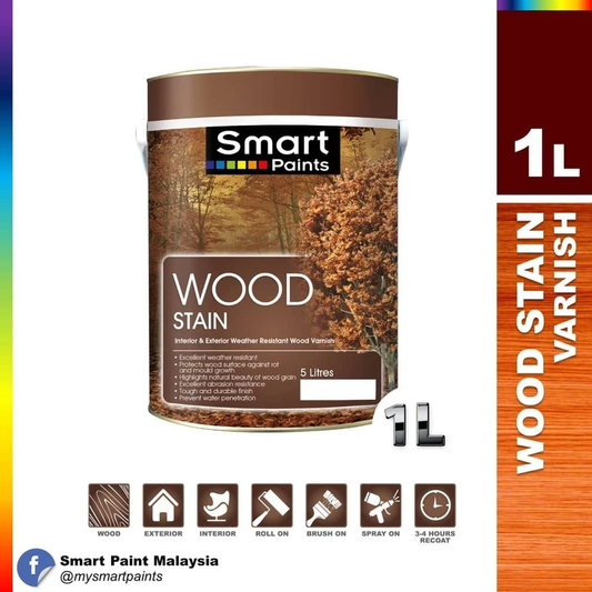 Smart Wood Stain(1LT, 5LT) (7 Color Options)