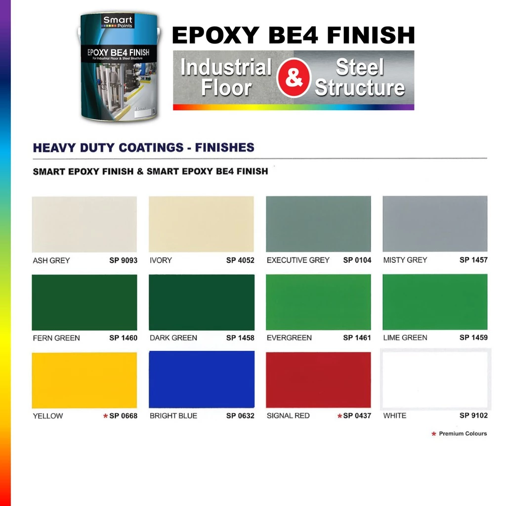 Smart Epoxy BE4 & Hardener BE4 (5LT) (Colors)